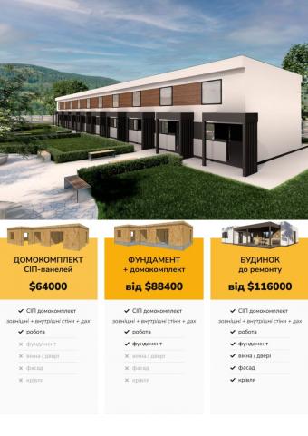 Супер СІП Таунхауси 10*72 – 720 м кв 1